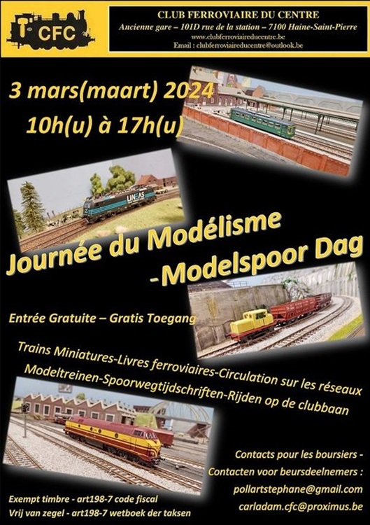 Journée modélisme ferroviaire - HAINE SAINT-PIERRE