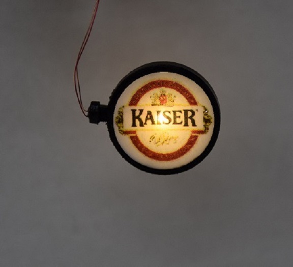 Enseigne lumineuse - Bière KAISER