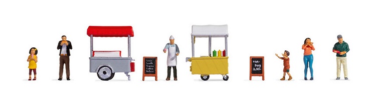 Stands de "Ice cream & Hot dogs" Figurines thématiques