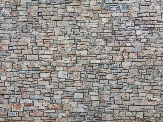 Feuille décor - Mur moellons