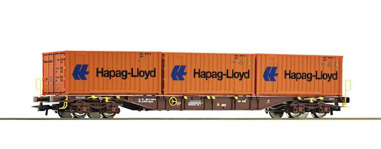 Wagon porte conteneur "HAPAG-LLOYD" - OBB