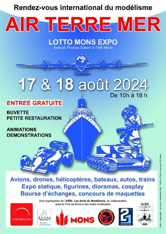 Expo MONS 2024 Air - Terre - Mer MONS - Cliquez sur l'image pour la fermer