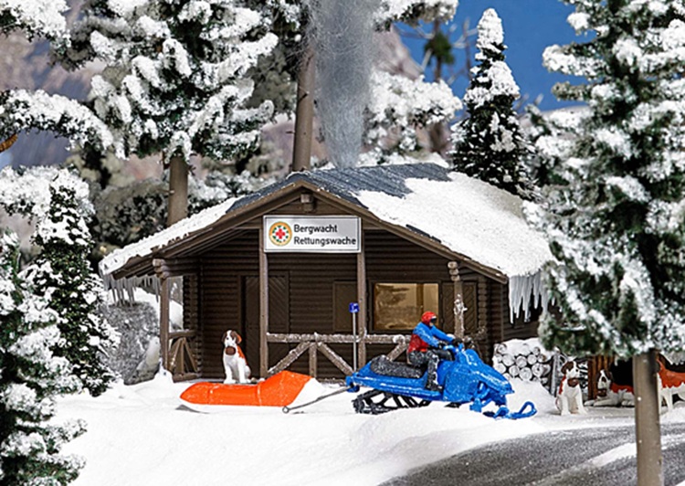 Poste de secours de montagne