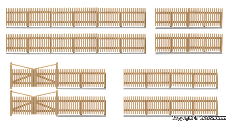 Clôture en bois