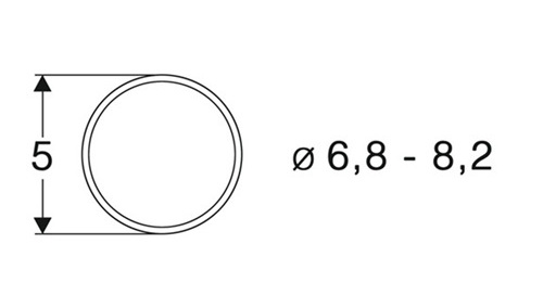 Bandage d'adhérence 6.80 X 8.20 mm